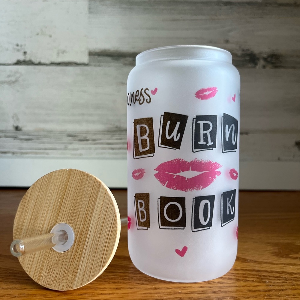 Mean Girls Burn Book Glass Libby Cup